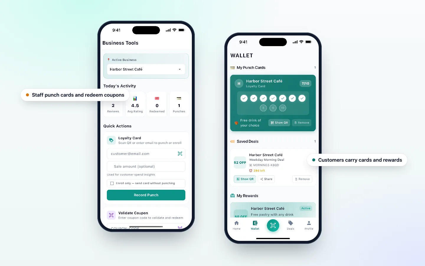 In-Store Staff Tools & Consumer App in the DenAdvisor dashboard